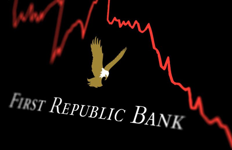 The first republic bank logo is shown on a black background.